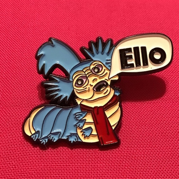 Jewelry - SOLD Labyrinth Caterpillar Enamel Pin